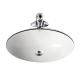 Ceram Glazed Under Counter Basin Oval Shape For Bathroom Toilet