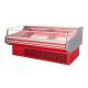 Commercial Open Glass Fresh Meat Showcase Deep Freezer Dynamic Cooling