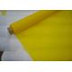 High Strengthscreen Printing Mesh 165T FDA Certification , Yellow Color