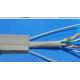 Flat Traveling TV Cable for Elevator with CE certificate TVVBG-STP CAT5E Type with Special PVC Jacket