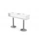 Melamine MFC Office Training Tables Highly Protective With PVC Seal Edge