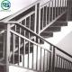 Black Simple Style PVDF PPG Aluminum Hand Railing For Stairs Steps Ready-To-Assemble