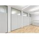 concise design glass partition wall solid partition wall with European style flame retardancy wall