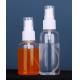 60ML 100ML Round Shape Small PET Plastic Spray Bottle l 50ml cosmetic PET clear Hand Wash Sanitizer spray bottle