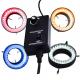 micrscope ring light  colorful led ring light yellow red blue colors