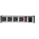 Hardwired 4 Outlet Smart PDU Power Strips 5 To 14” Aluminium Alloy Metal Housing