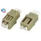 FTTP Fiber Optic Adapter 0.25db Insertion Loss OEM LC Female To LC Female