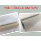 1.2 / 1.4 Thinckness Wood Grain Aluminium Door Profiles High Formability