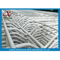 3D Curved Galvanized Dark Green  Welded Mesh Fence For Garden  School