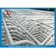 RAL9010 Pure White Welded Wire Fencing Panels 1800*2030mm For Public Grounds