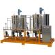 Cylindrical Chemical Mixing Tank Automatic PLC Control Stainless steel