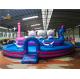 Commercial Round 0.55mm PVC 12m Inflatable Bounce Houses Rental