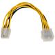 8 Pin 12V CPU EPS P4 Power Extension Cable 8 pin 18AWG Power Supply 20cm