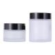 60ml 120ml Frosted Glass Cream Jar 30cl Glass Candle Jar With Lid