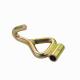Hot Sales New Style Factory Safety Cargo Welding Gold J Single Hoist Hook For Tie Down