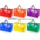 Extra Large Shopping Bag Reusable Grocery Bags With Handles Colorful Woven Plastic Shopping Bag Waterproof Lightweight