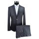 Worker Mens 2 Piece Suit , Black Tailored Fit Suit Office Business Person