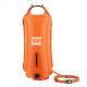 20L 28L 36L PVC Nylon Triathlon Swimming Buoy Inflatable With Dry Bag