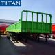 TITAN 3 axle 40 ton bulk cargo side wall flatbed semi trailer