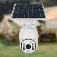 1080P WiFi Battery Security Camera IP65 Waterproof PIR Solar CCTV Camera