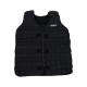 Weight Loss Black Adjustable Weighted Workout Vest , 20kg Weighted Training Vest