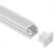 Flush Mount Aluminum Led Extrusion Channel 8x7.8mm with Double-Anodized
