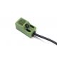 Green Color NPN NO Proximity Sensor High Reliability With CE Certification