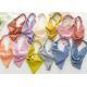 Pure color seamless elastic fashion hair bands accessories Macaron headband cross border toggle accessories for women