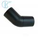 Plastic Butt Fusion Hdpe 45 Degree Elbow DN 20