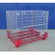 Powder Coated Collapsible Wire Container Rust Resistant Long Life Span