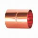Red Copper straight Coupling Adapter 10 MM corrosion resistant For HVAC