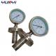 Corrosion Resistant Stainless steel Diaphragm pressure gauge with Flange