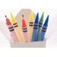 Crayon Shape Unusual Birthday Cake Candles For Child Gift Biodegradable