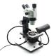 Trinocular Gemology Microscope With CCD  latest Lighting System Zoom ratio 6.7:1