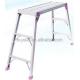 Clear Anodized 1 Aluminum Step Ladder 50Kg Max Load Aluminum Platform Ladder