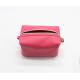 18.5cm Small Leather Cosmetic Pouch BSCI PU Leather Makeup Bag