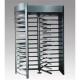 202 stainless steel RS485 full height turnstile with LED figure count for entrance & exit
