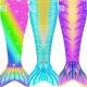 OEM Design Womens Swimmable Mermaid Tails Good Resistance To Pool Chemicals