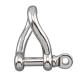 STAINLESS STEEL TWIST SHACKLE WITH SCREW PIN