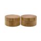 250g Bamboo Cosmetic Packaging  Jars loose powder jars with sifter puff containers