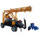 Compact Structure Borehole Drilling Rig 250m Depth With Crawler Trailer Skid Type