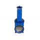 Ductile Iron Reslient Lug Type Knife Gate Valve With ISO5211 Pad