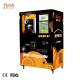 high speed rail station yellow red oranges extractor vending machine