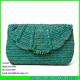 LUDA 2015 new designer raffia purse green raffia straw handbags wholesale