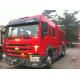 Sinotruk Howo 6m3 Fire Fighting Trucks With Foam Water Tank 4x2 ZZ1167M4617C