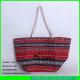 LUDA canvas messanger bag wholesale sadu straw beach bag with rope handles