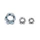 GB6178 Slotted And Castle Hexagon Nut Blue White Zinc Plated