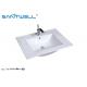 Portable Hand Wash Basin / White Ceramic Counter Top Basin AB8003-60