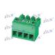 Green Color 3.50mm or 3.81mm Pitch Pluggable Terminal Blocks Pcb Application