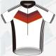 Unisex Cool Cycling Bike Jersey 100% Polyester Material 2cm Silicon Gripper